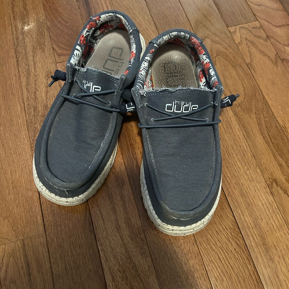Hey Dud Wally Stretch Blue Size 7